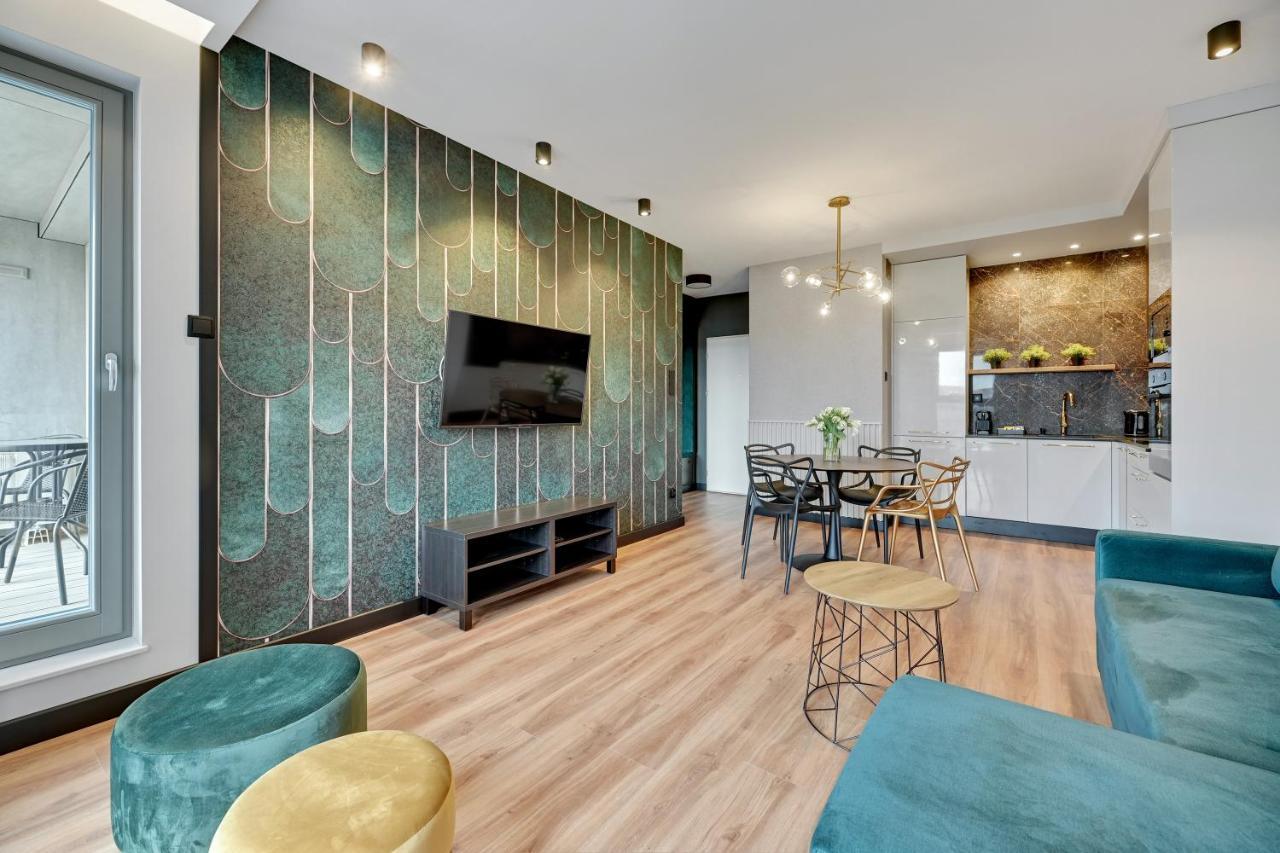 Grano Residence - Pool, Sauna, Spa & Parking By Downtown Apartments Gdańsk Kültér fotó