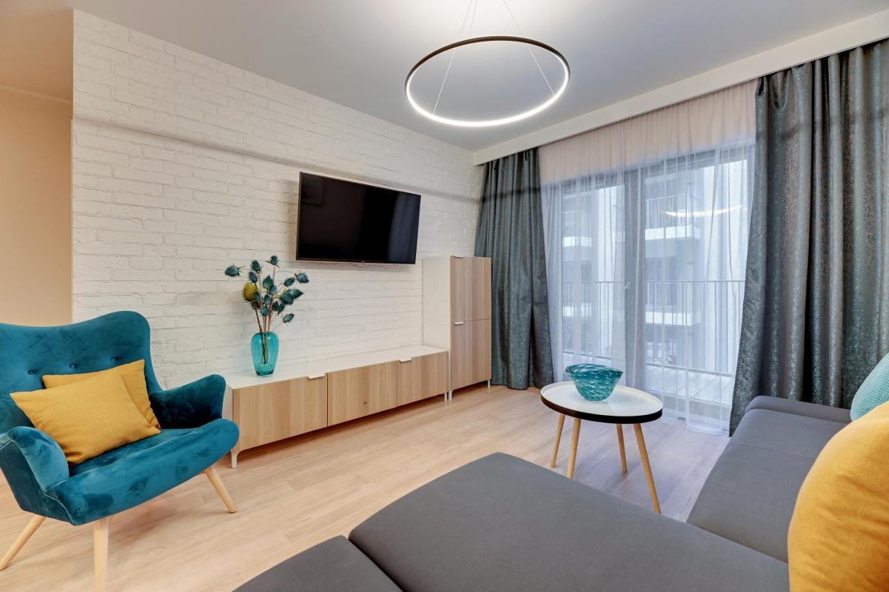 Grano Residence - Pool, Sauna, Spa & Parking By Downtown Apartments Gdańsk Kültér fotó